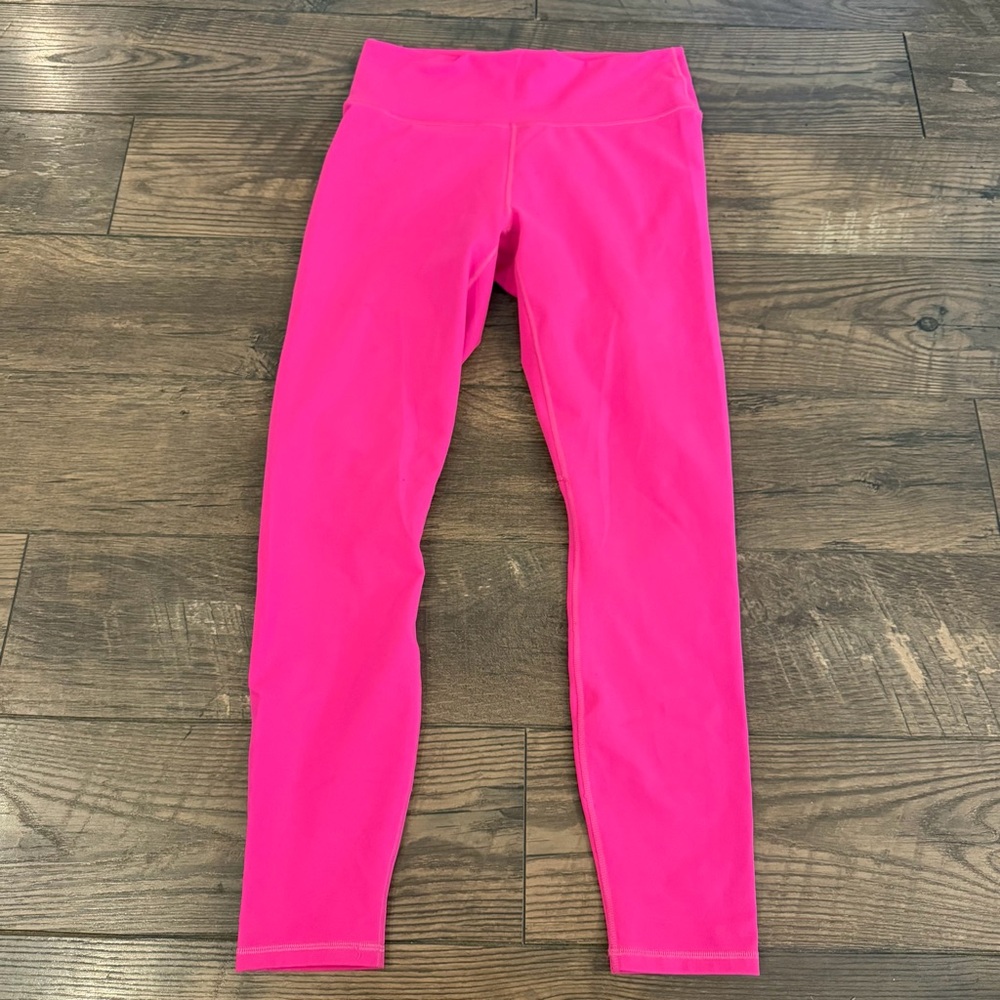 Fabletics Hot Pink High Rise Leggings Size L